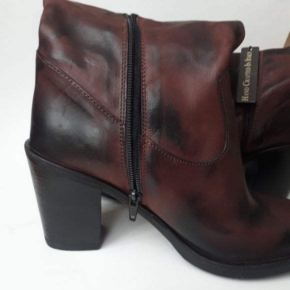 Emanuele Castro | Slouchy Knee-high Leather Boots - Picture 8 of 12